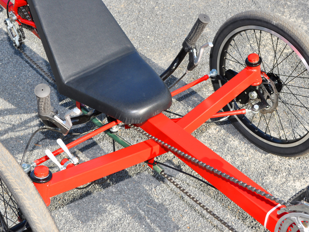Viking Tandem Trike - tadpole trike steering